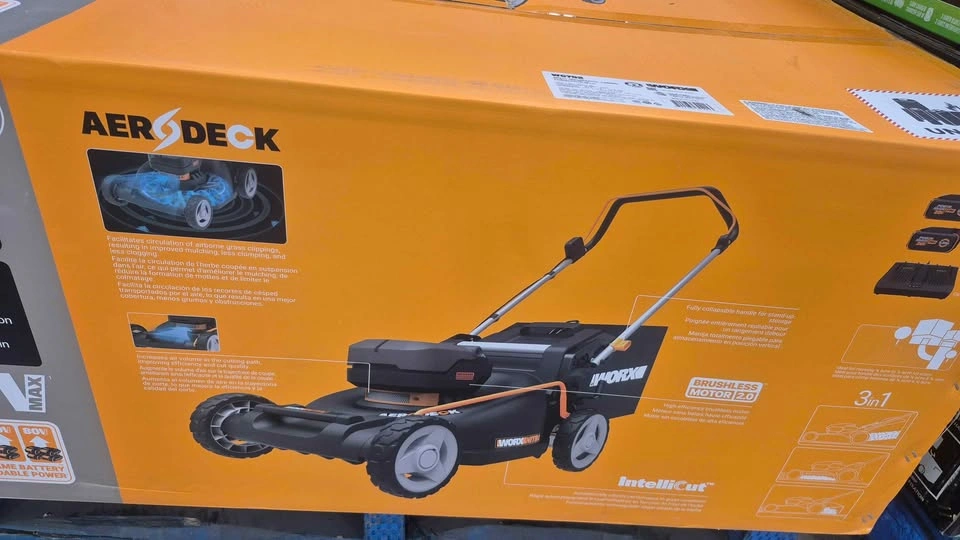 Worx Nitro Aerodeck 40V Cordless Lawn Mower - Brand New - photo 3
