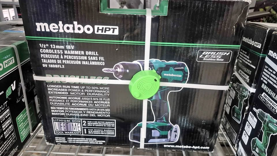 Metabo HPT 18V Cordless Hammer Drill DV 18DBFL2 Kit