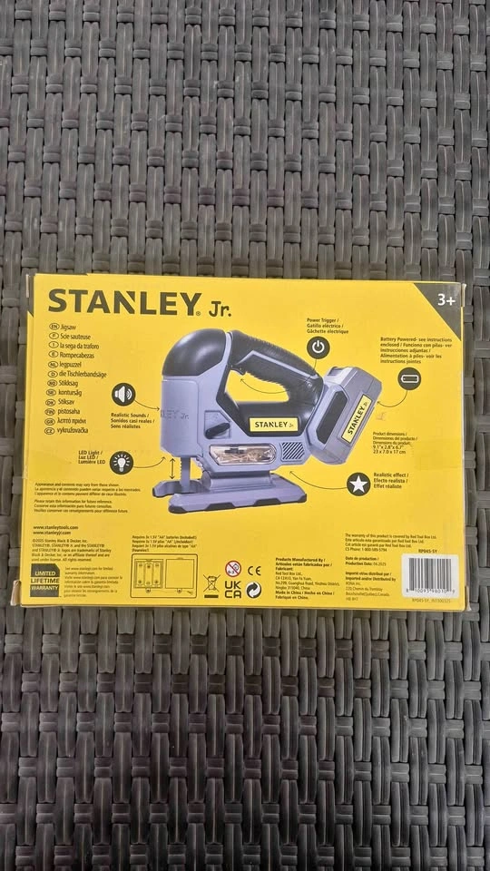 Stanley Jr. Jigsaw Toy Brand New
