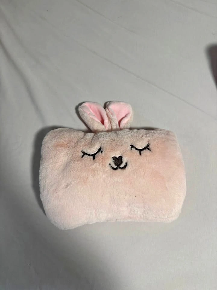 Cute Hot Water Bottle with Soft Cover