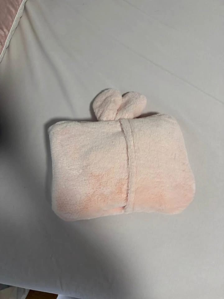 Cute Hot Water Bottle with Soft Cover - photo 2