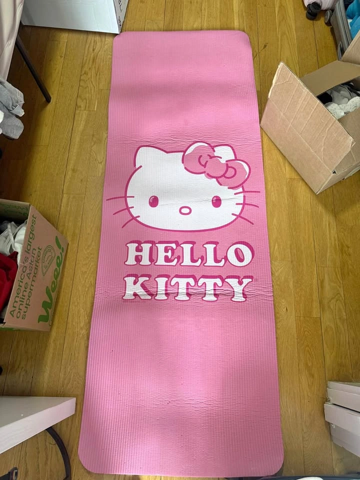 Pink Hello Kitty Yoga Mat