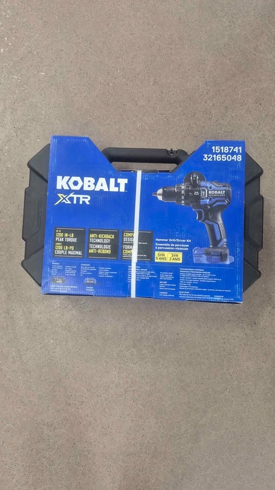 Kobalt XTR 24V Max Brushless Hammer Drill/Driver Kit - photo 2