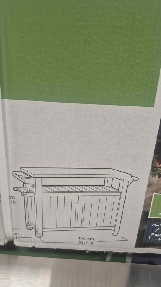 Keter Unity XL Storage Buffet BBQ Table Brand New Summer - photo 4