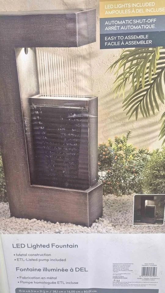 Style Selections LED Lighted Fountain