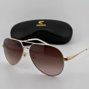 CARRERA WOMEN AVIATOR 3005/S 0R1A HA White Copper Gold/Brown Gra