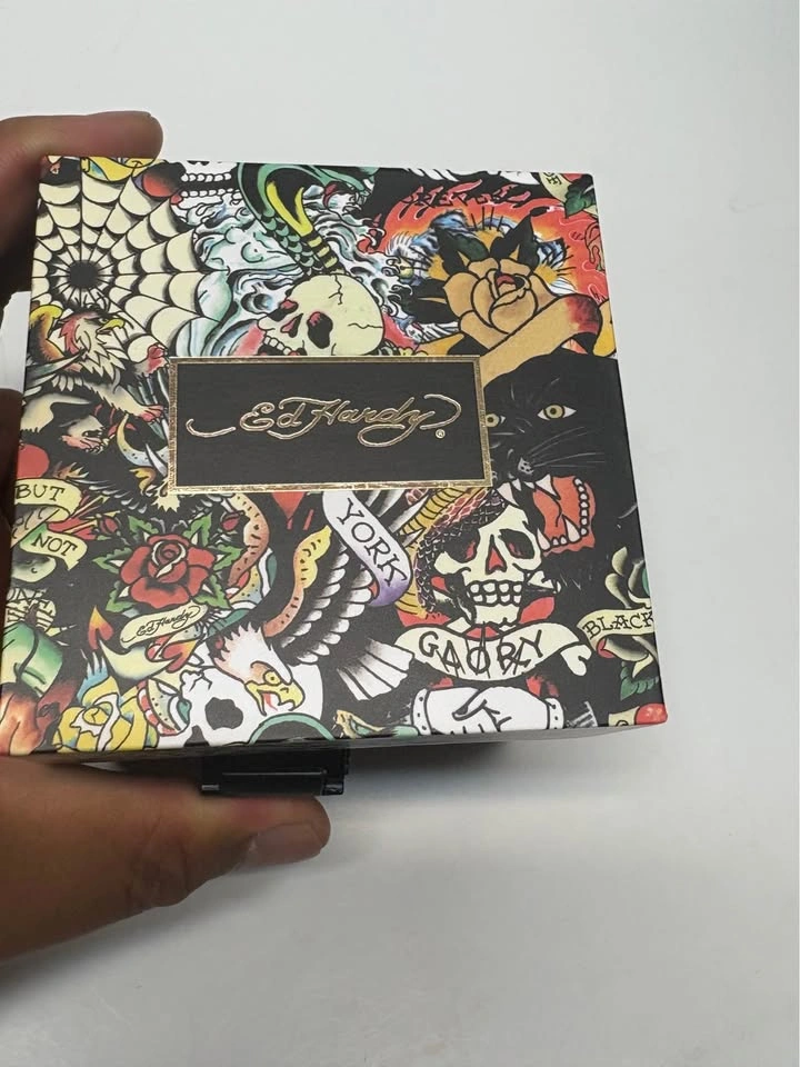 Ed Hardy Men's Black Stainless Steel Watch Model 50441 w/ Box - photo 2