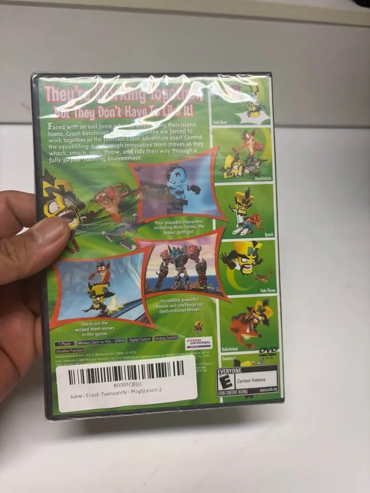NEW Crash Twinsanity PS2 Sealed | Crash Bandicoot PlayStation 2 - photo 2