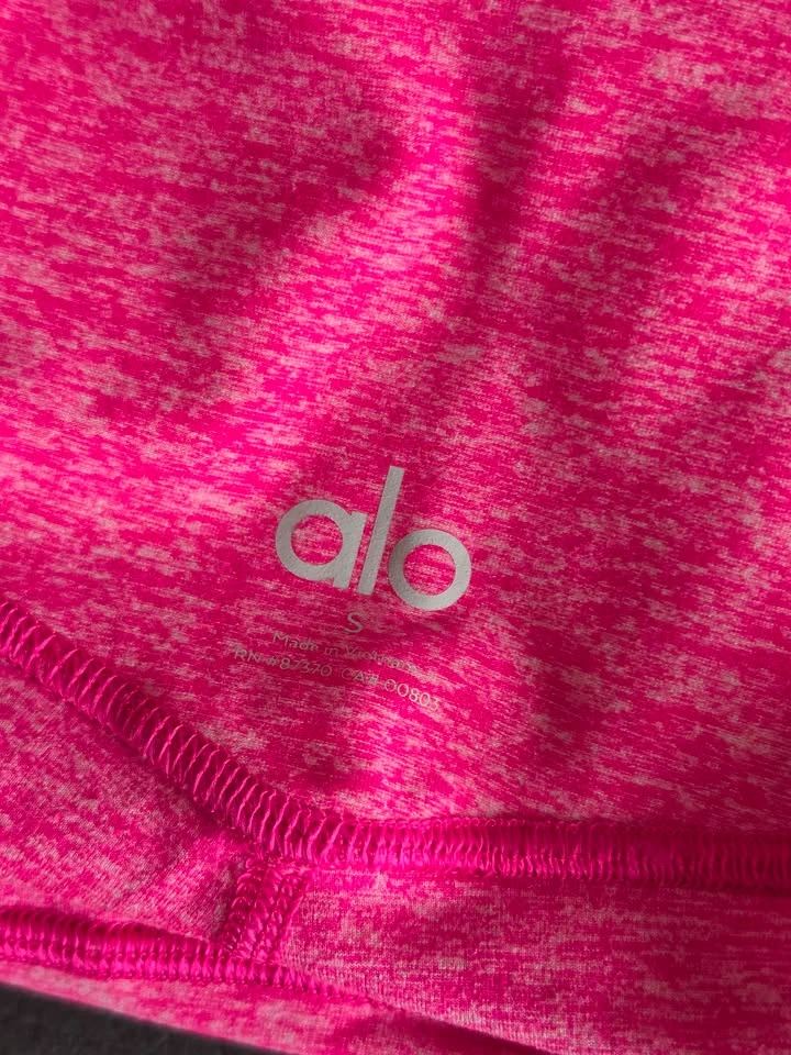 Alo Yoga Alosoft Set - Neon Pink Heather - photo 5
