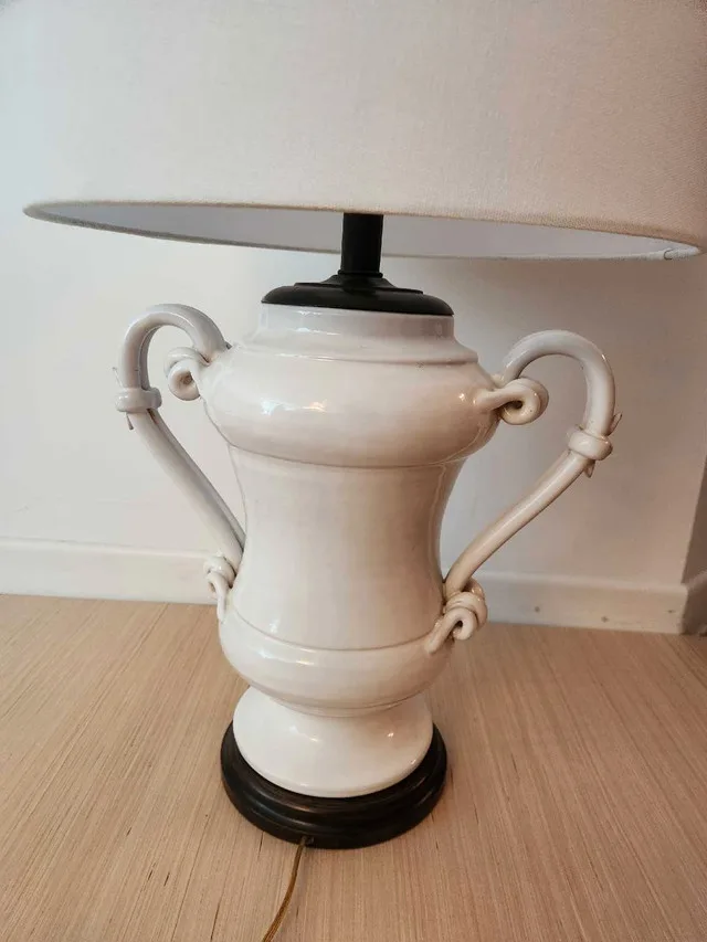 White Porcelain Ceramic Lamp image indicator(6)