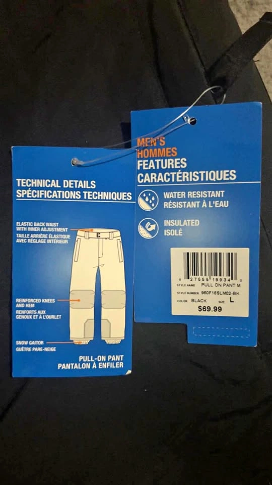 Work / Water Resistance Pants
