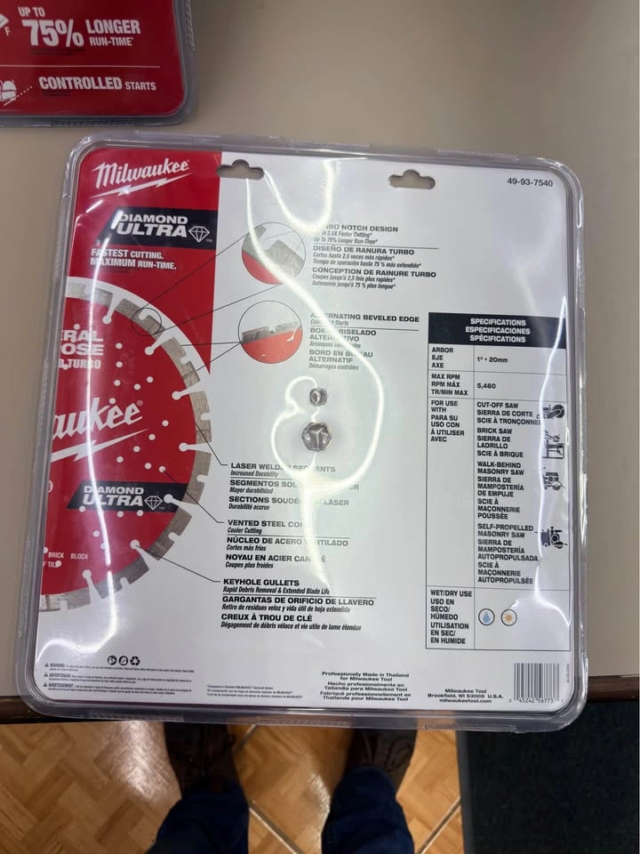 Milwaukee 14in. Diamond Blade - photo 5