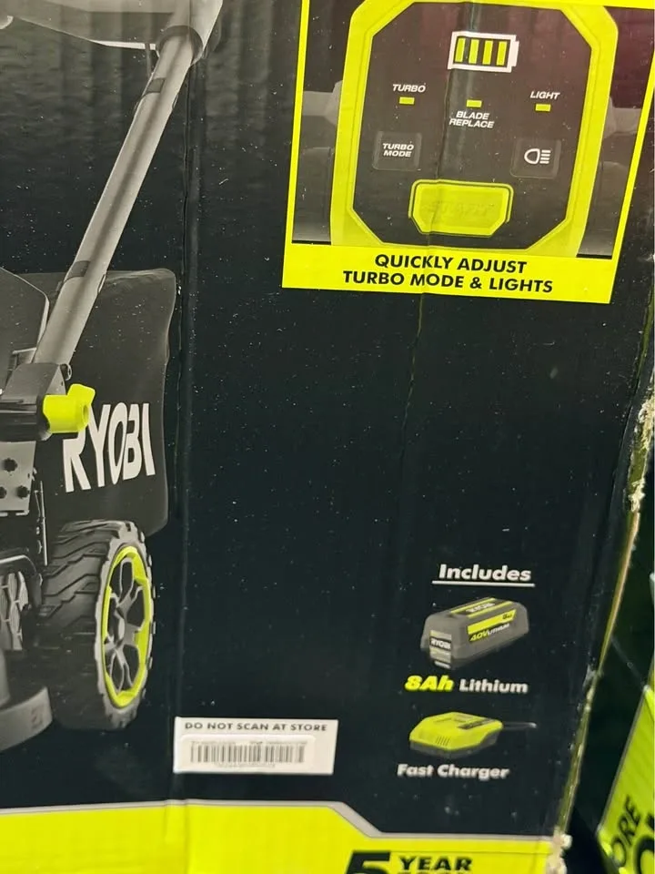 RYOBI 40V HP Brushless 21 in. Cordless Mower w/ 8.0 Ah Battery - photo 4