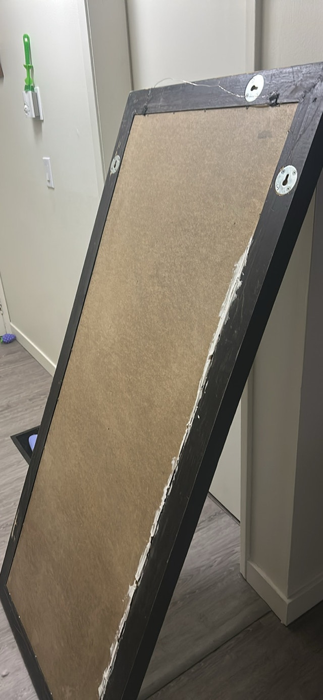 Ikea Mirror - Grey Frame - photo 2