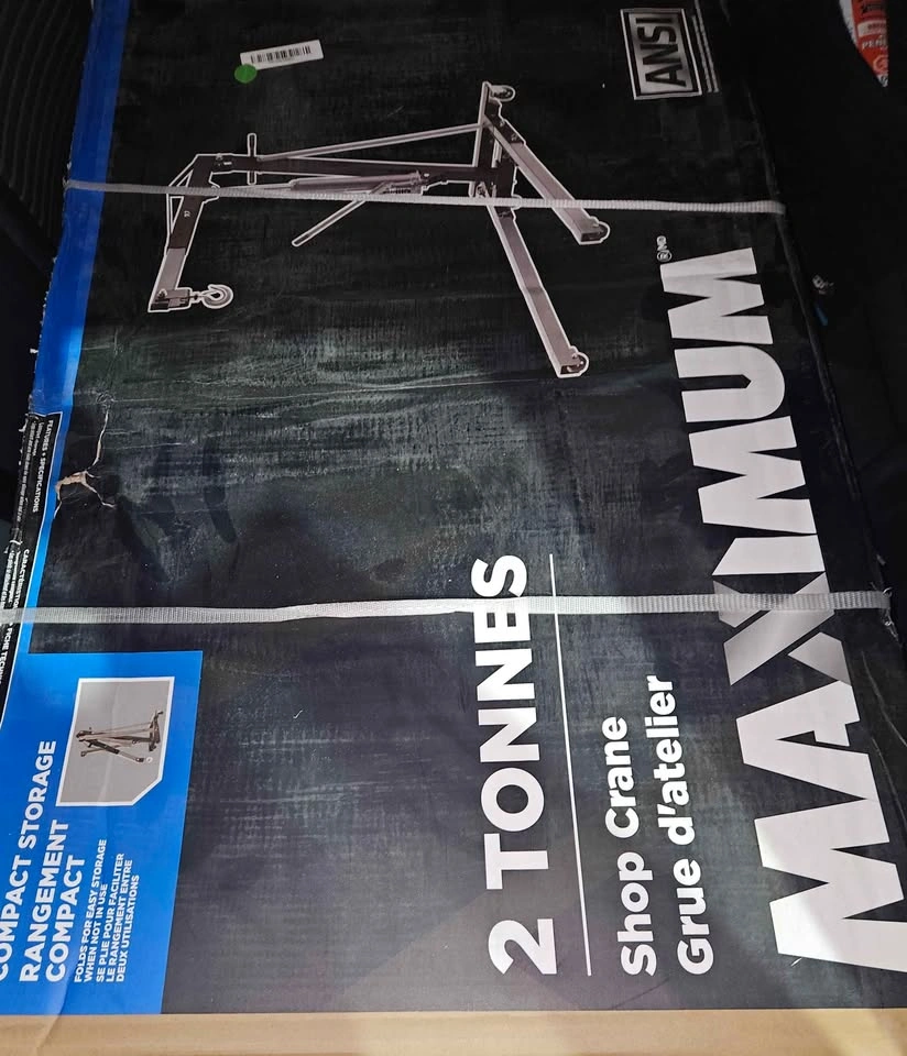 Maximum Foldable Hydraulic Shop Crane, 2-Ton - photo 2