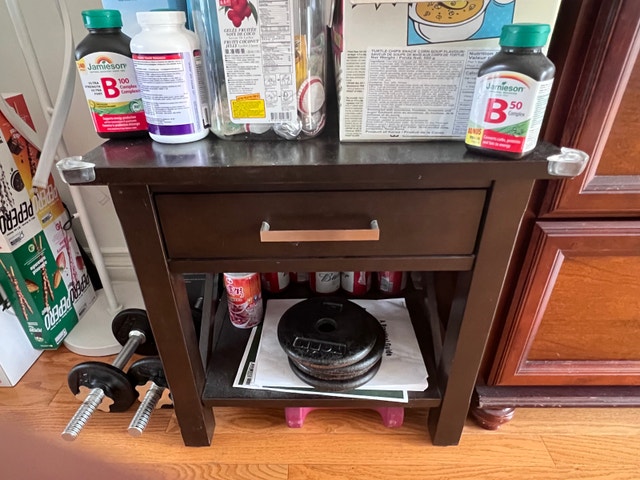 Solid Wood Coffee Table Set – Like New - photo 3