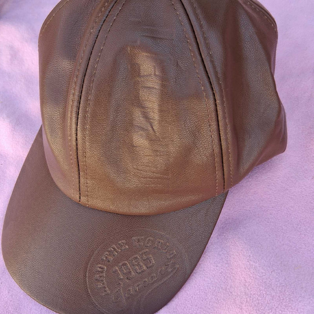 Leather brown Jamort Lead the World 1985 Hat - photo 2