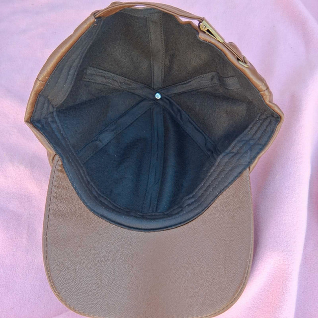 Leather brown Jamort Lead the World 1985 Hat - photo 4