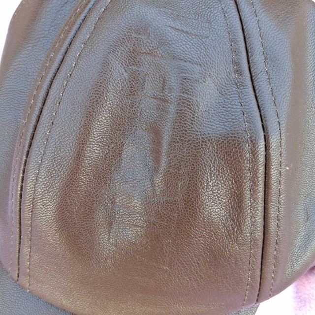 Leather brown Jamort Lead the World 1985 Hat - photo 5