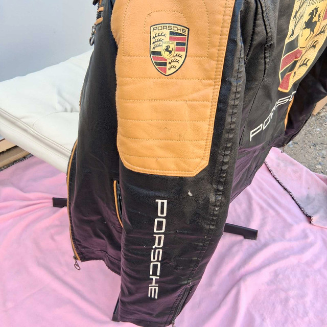 Leather Fashion Porsche Jacket medium - photo 2