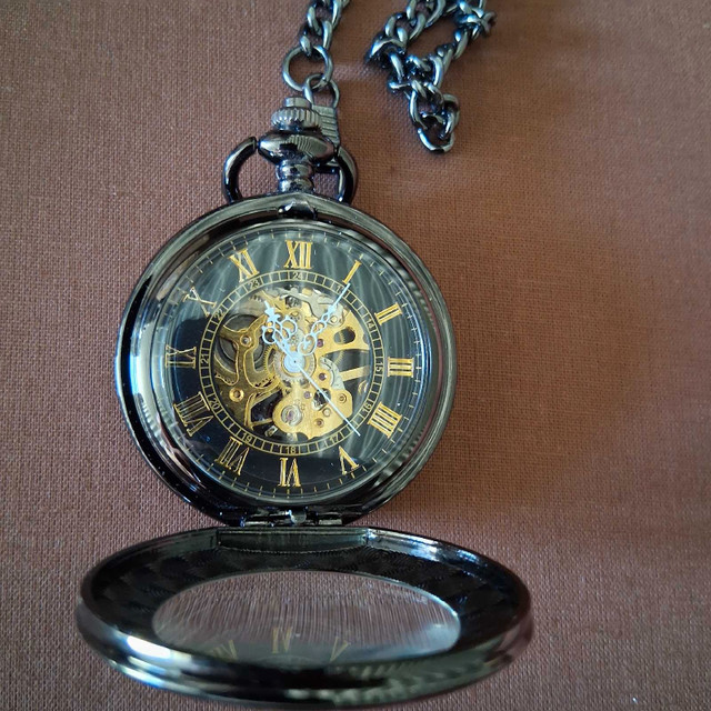 Dark Smoke Pocket watch quartz - photo 3