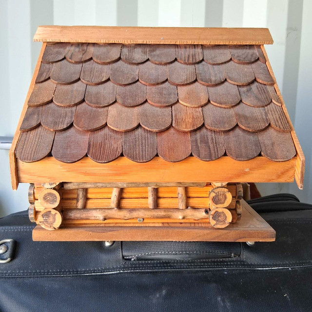Log Cabin bird house - photo 2