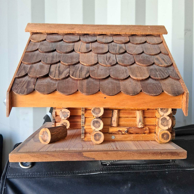 Log Cabin bird house - photo 4