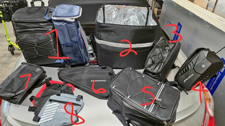 Delivery & Bike Bags | 8 Available | All New | Elmhurst