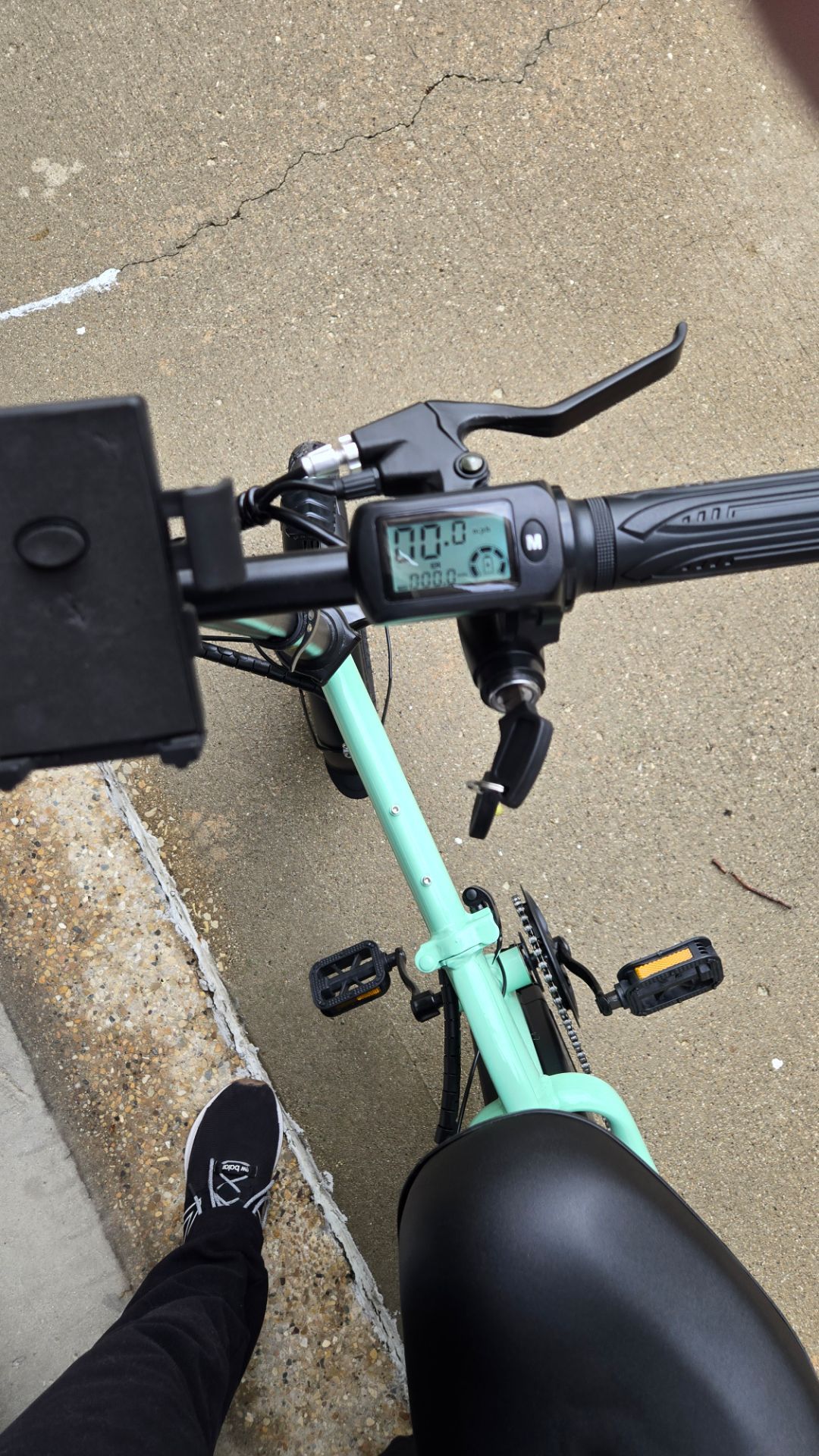 Mint Green Folding Ebike | Add a Rear Bag Option — $349 - photo 2