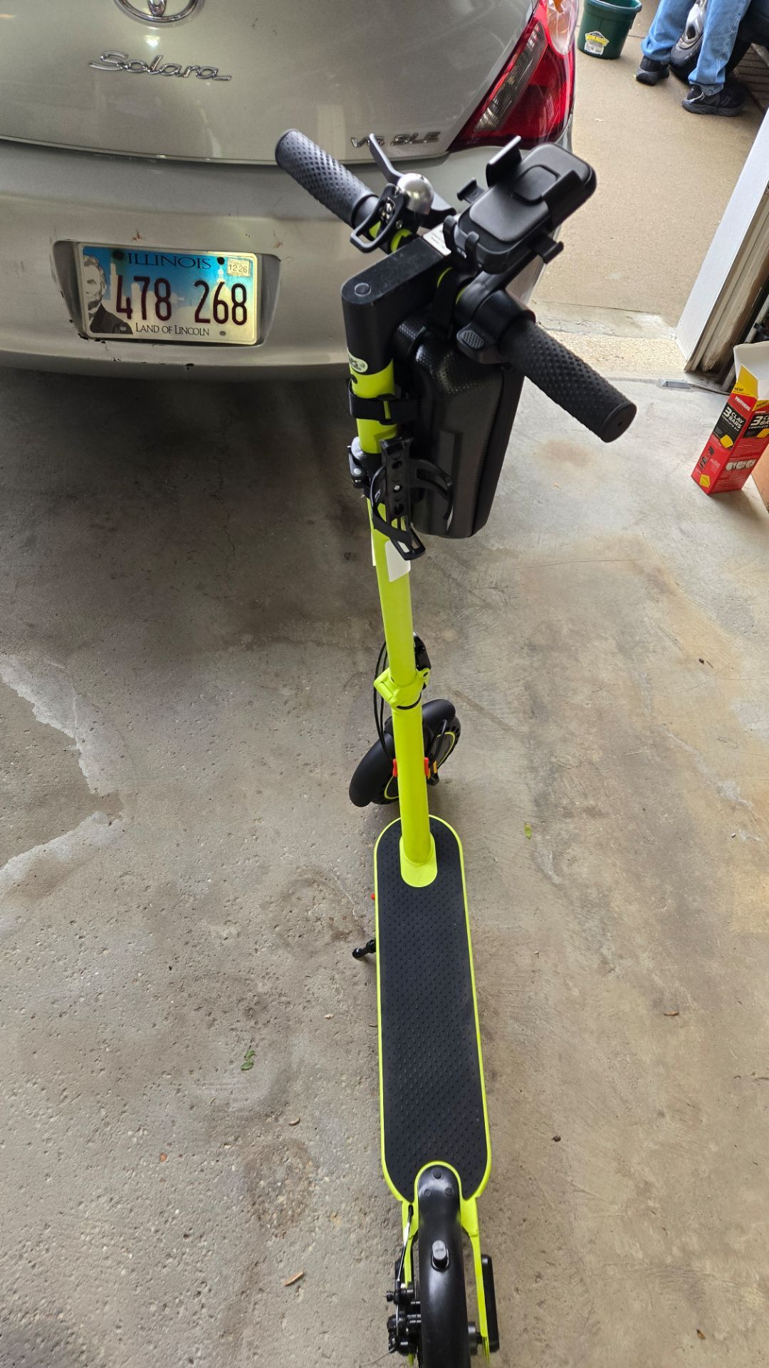 Yellow/Green Electric Scooter | 350W | 19MPH | 22 Mile Range — $