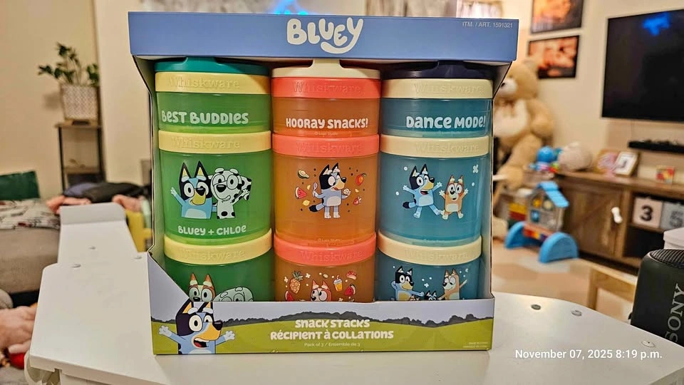 Baby snack box - Bluey Themed