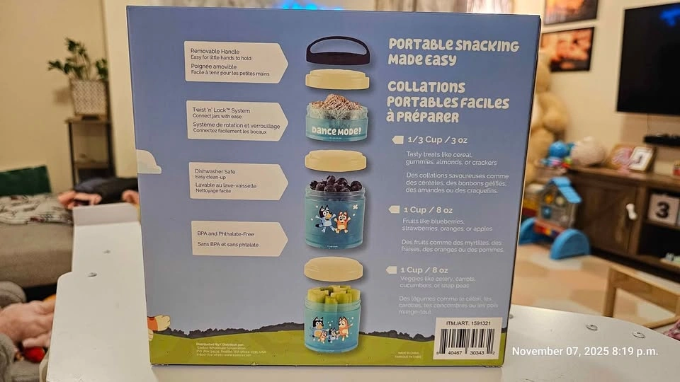 Baby snack box - Bluey Themed - photo 2