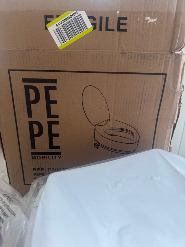 Brand New 6" Raised Toilet Seat for Standard Round Toilet - photo 5