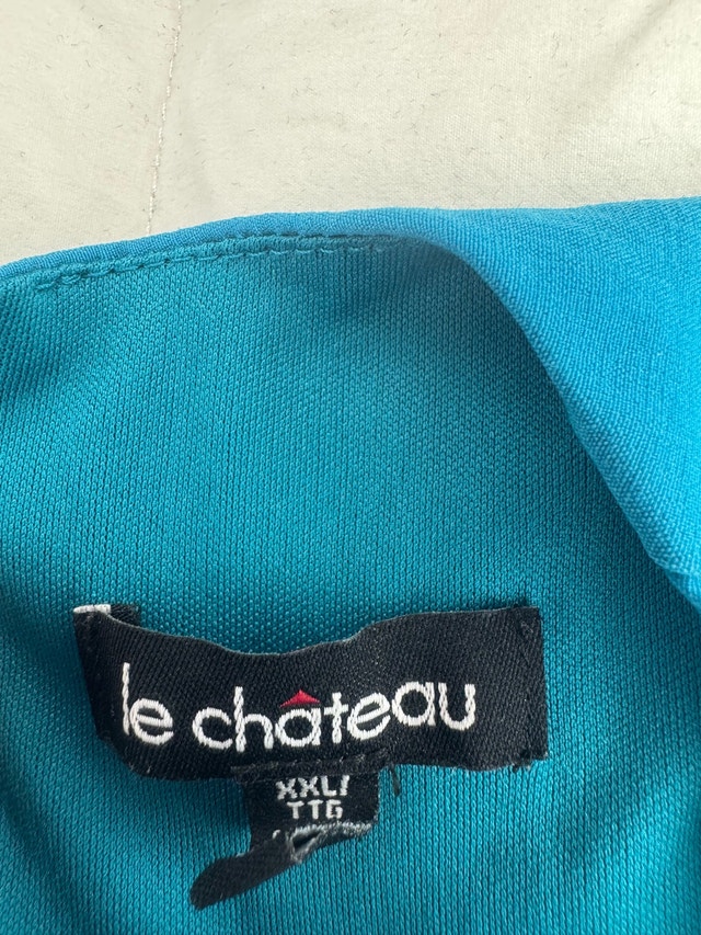 LE CHÂTEAU Blue Dress Size XXL - photo 2