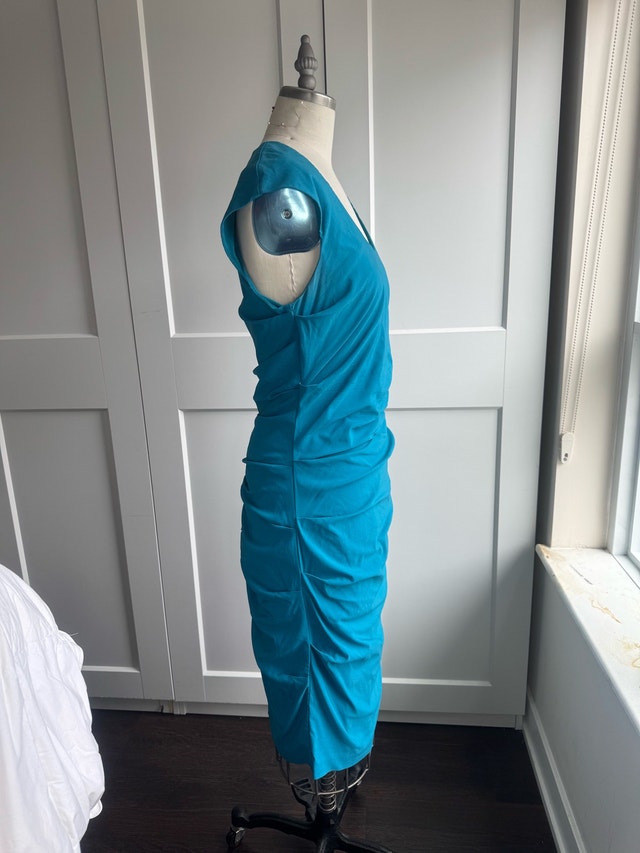 LE CHÂTEAU Blue Dress Size XXL - photo 3