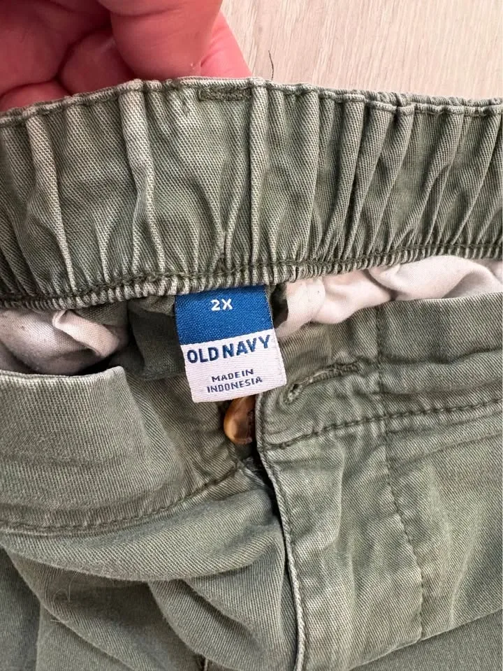 Old Navy Ladies 2x High-Waisted OGC Chino Tapered Straight Pants - photo 2