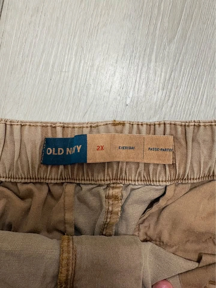 Old Navy Ladies 2x Casual Shorts - Tan - photo 2