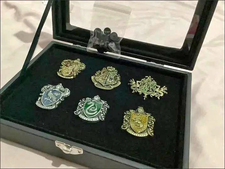 Harry Potter Hogwarts Slytherin Badge Set