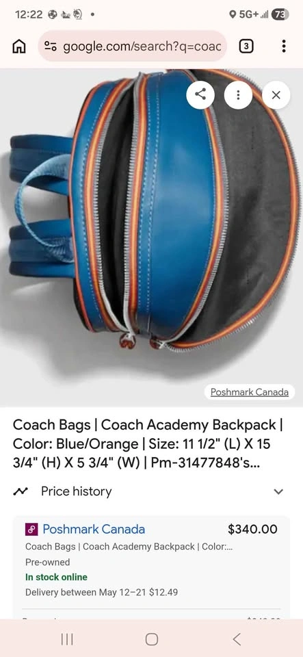Coach Academy Backpack Size 11 - photo 4