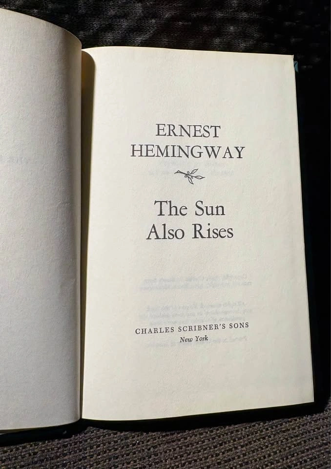 Vintage Classic Hardcover Book: “The Sun Also Rises" by Ernest H - photo 3