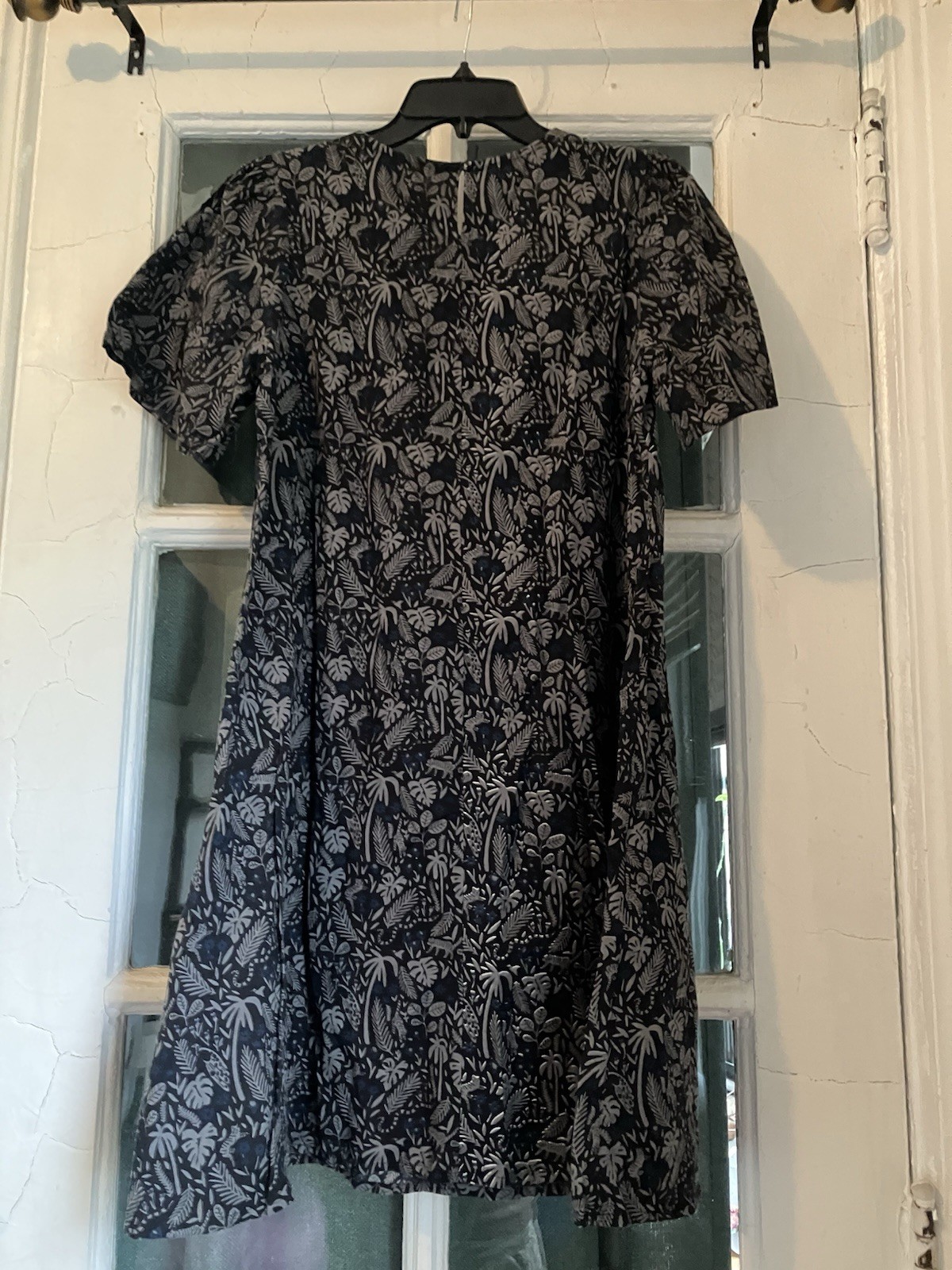 Mata Traders Women's Small Cotton Jungle Print A Line Mini Dress - photo 2