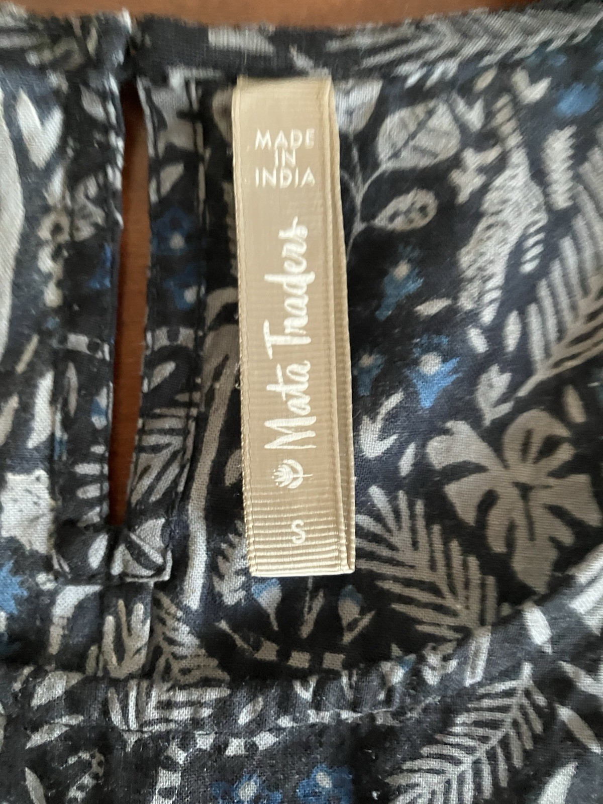 Mata Traders Women's Small Cotton Jungle Print A Line Mini Dress - photo 3
