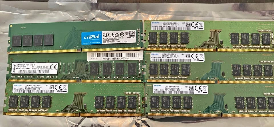 DDR4 Desktop RAM – 8GB Multiple Available