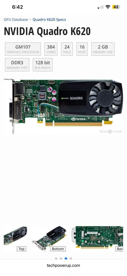 NVIDIA Quadro K620 Graphics Card - photo 3