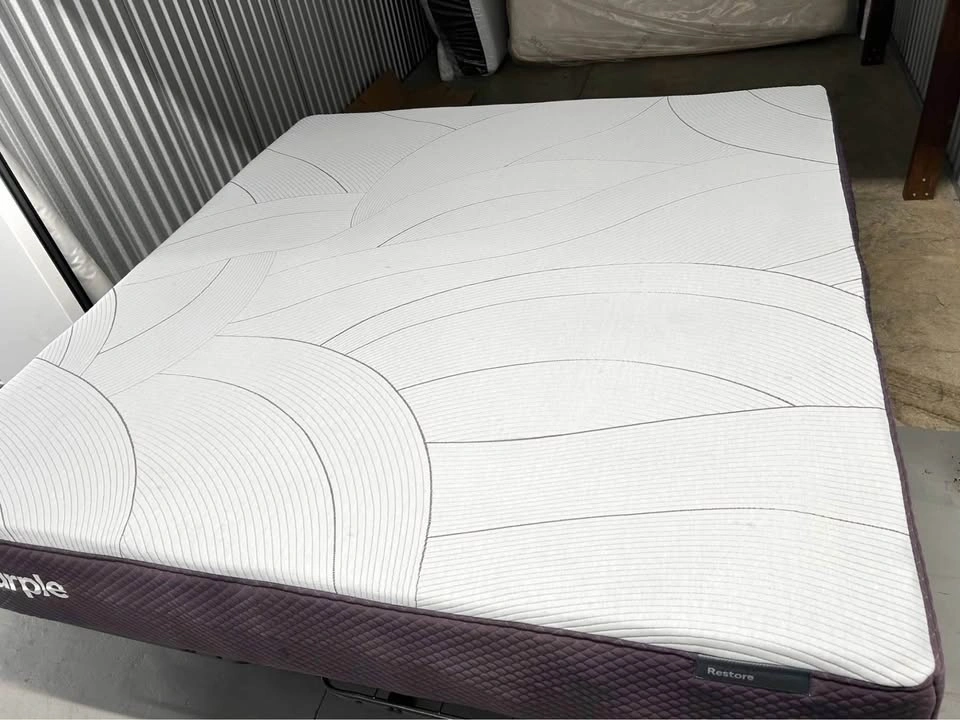 Purple Restore Soft King Mattress - Like New - photo 2