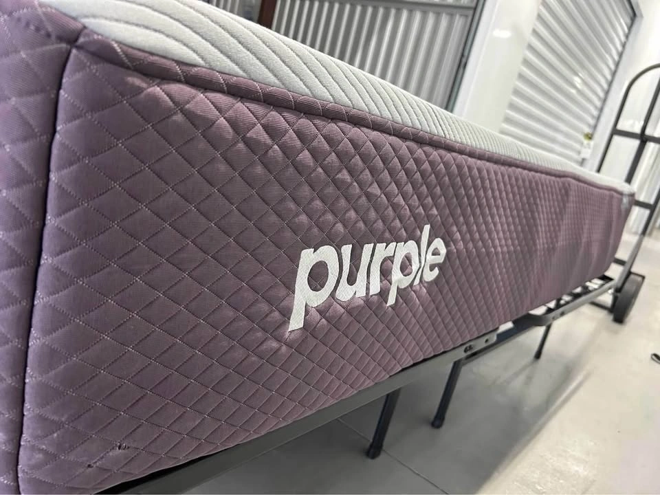 Purple Restore Soft King Mattress - Like New - photo 4