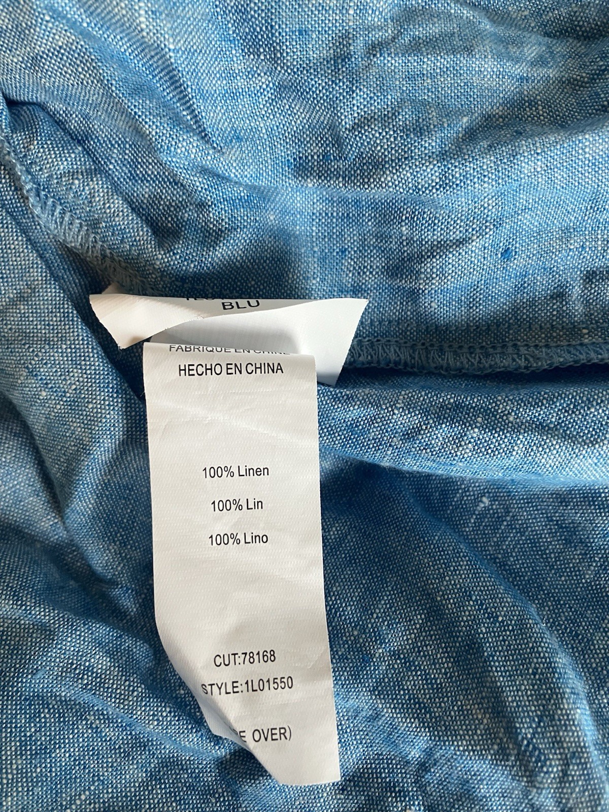 Karen Kane Women's Blue Linen Short Sleeve Blouse Size XS - photo 4