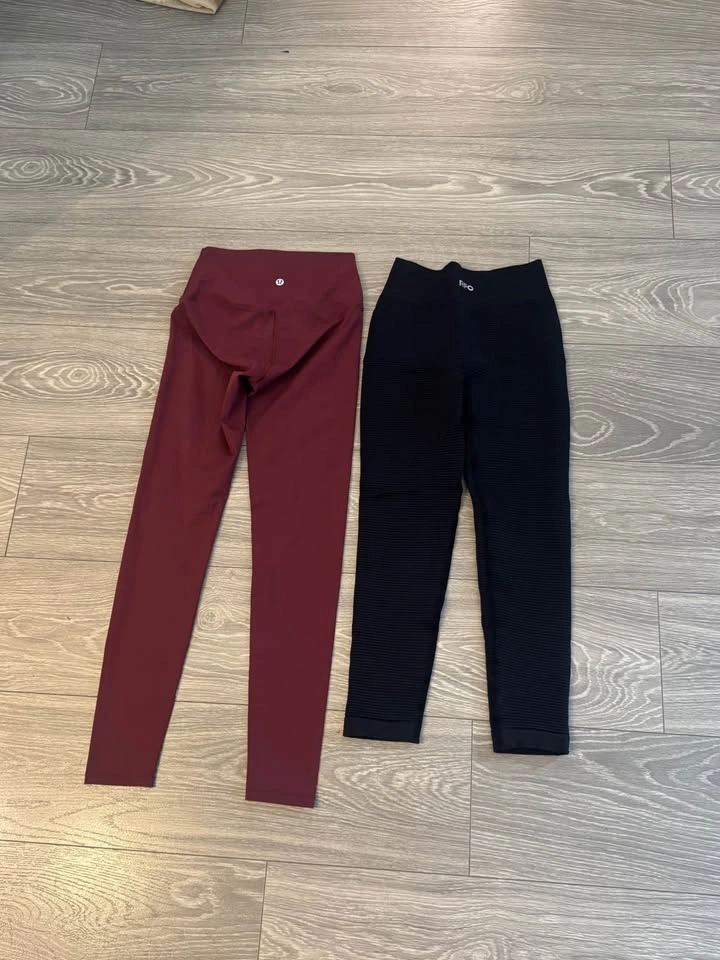 Lululemon & Black Scrunch Leggings (2 Pairs) - photo 2