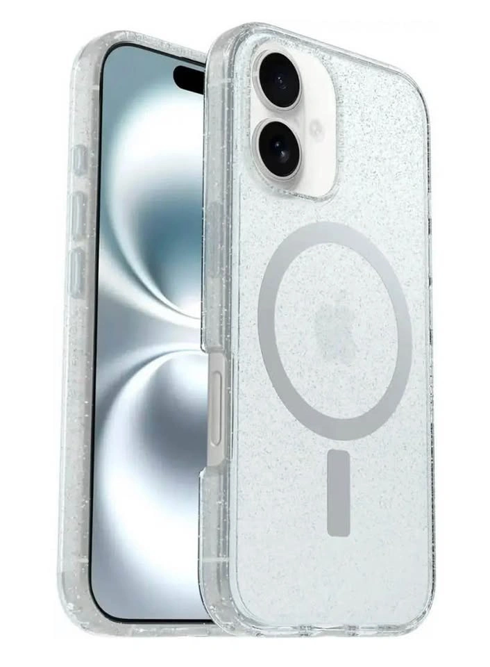 OtterBox React Series for iPhone 16 (MagSafe) | Stardust Glitter - photo 3