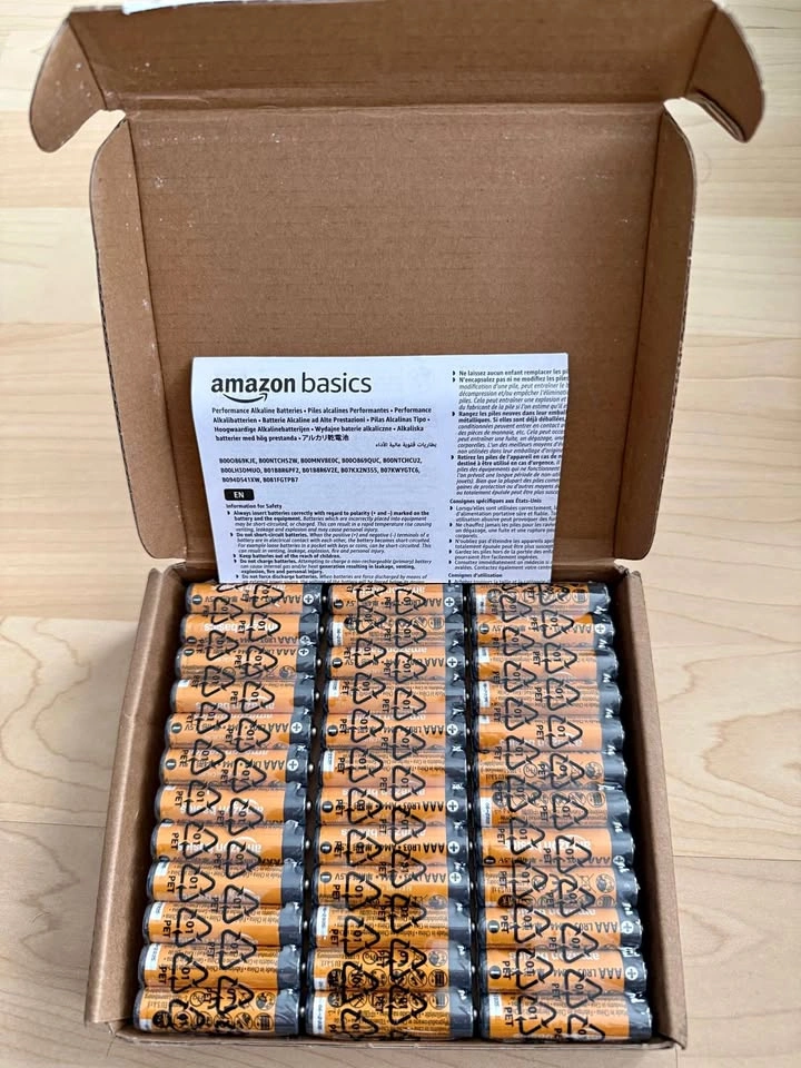 Brand New 36-Pack Amazon Basics AAA Alkaline Batteries